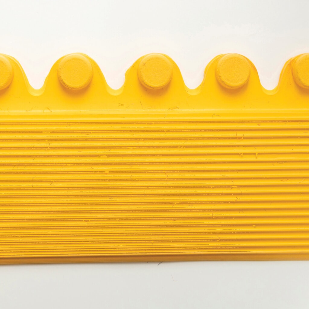 Listello di bordatura, sistema a innesto per spazio di lavoro saldatori, con sporgenze, LxP 910 x 52 mm, giallo Immagine del prodotto n. 5: Listello di bordatura, sistema a innesto per spazio di lavoro saldatori, con sporgenze, LxP 910 x 52 mm, giallo