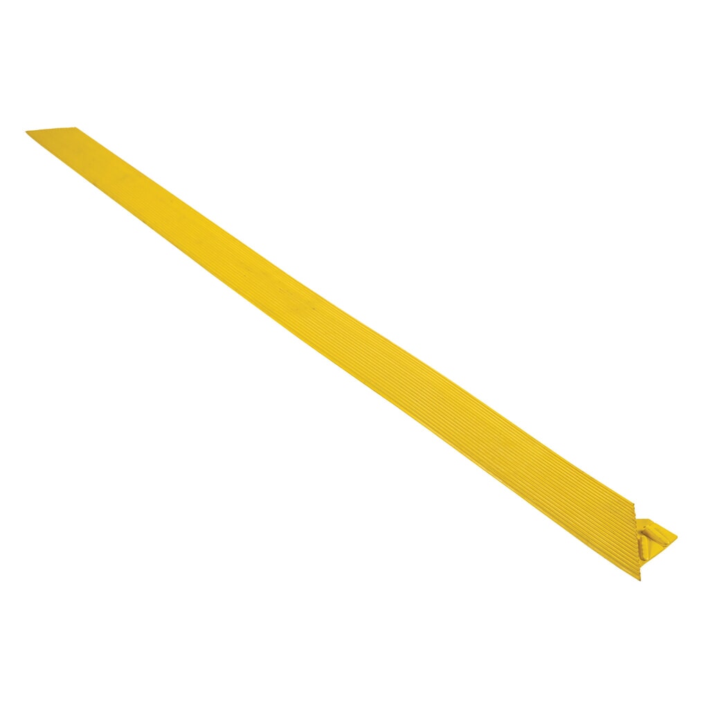 Listello di bordatura, sistema a innesto per spazio di lavoro saldatori, senza sporgenze, LxP 910 x 52 mm, giallo Immagine del prodotto n. 5: Listello di bordatura, sistema a innesto per spazio di lavoro saldatori, senza sporgenze, LxP 910 x 52 mm, giallo