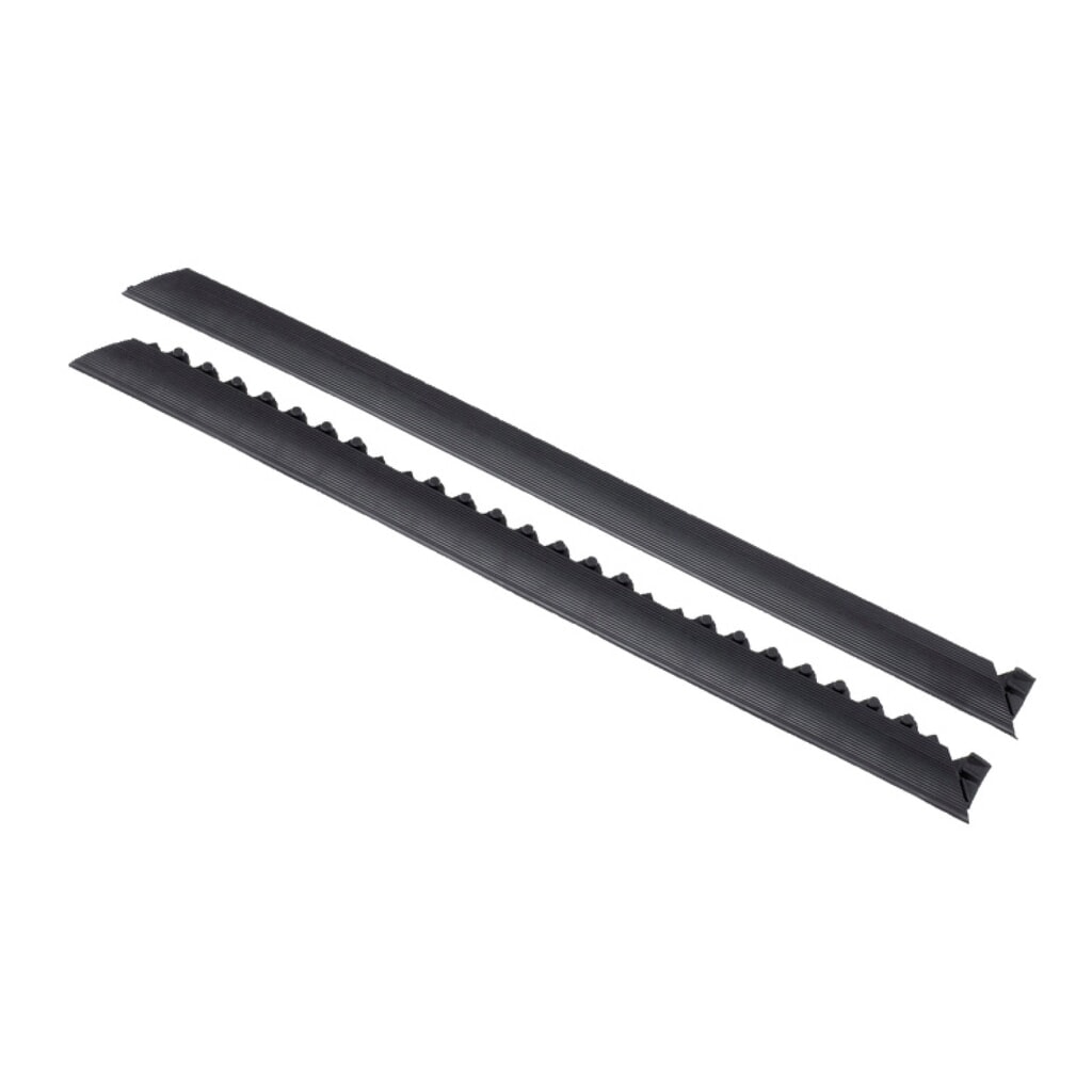Listello di bordatura, sistema a innesto per spazio di lavoro saldatori, con sporgenze, LxP 910 x 52 mm, nero Immagine del prodotto n. 4: Listello di bordatura, sistema a innesto per spazio di lavoro saldatori, con sporgenze, LxP 910 x 52 mm, nero