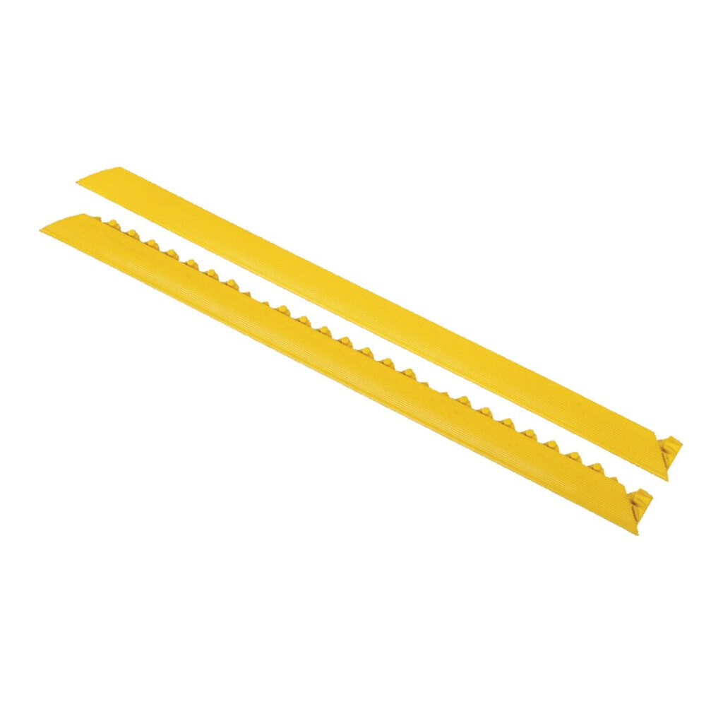 Immagine del prodotto n. 4: Listello di bordatura, sistema a innesto per spazio di lavoro saldatori, senza sporgenze, LxP 910 x 52 mm, giallo