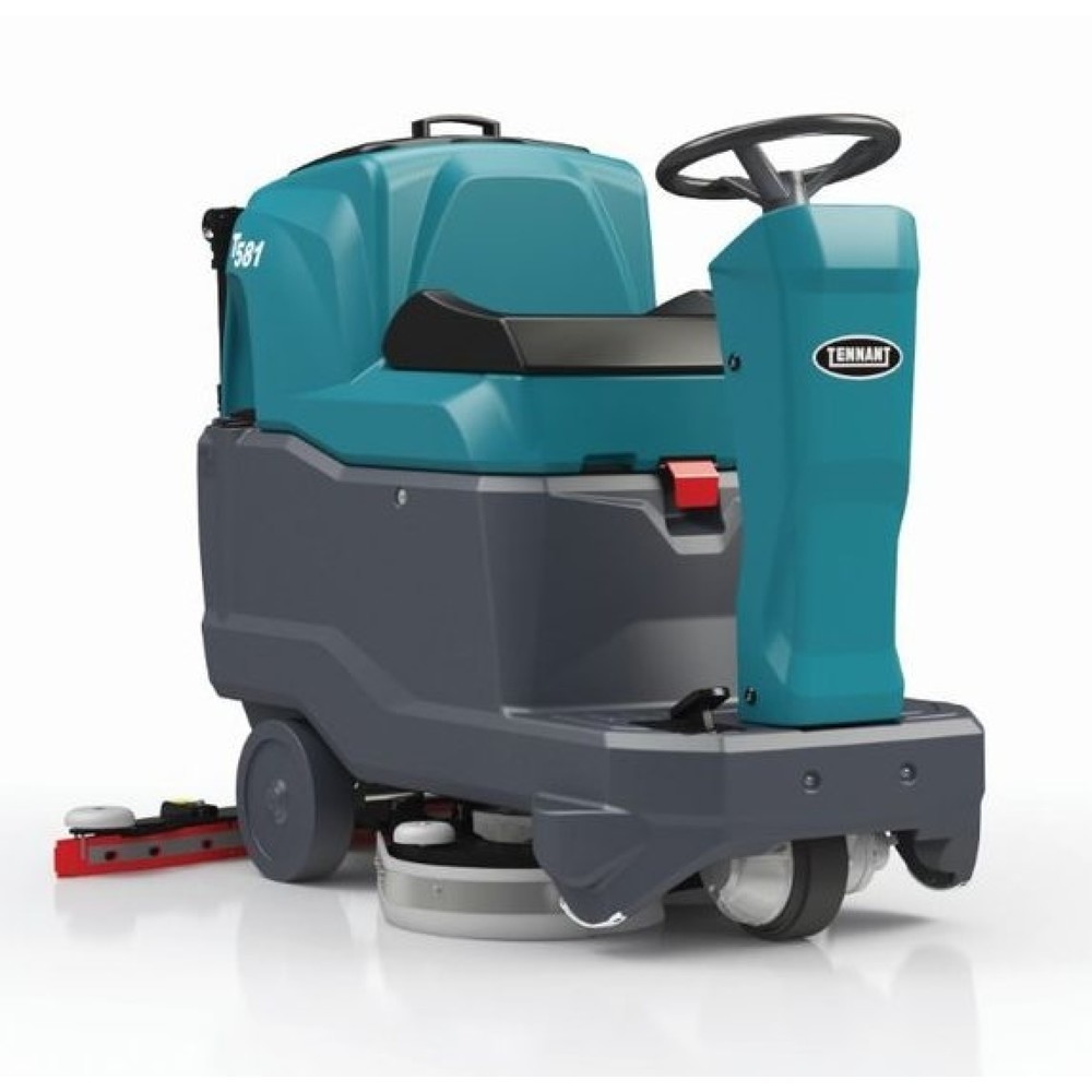 Immagine del prodotto: Tennant® Lucidatrice-aspirapolvere con uomo a bordo T581 BT 55, batteria, spazzola da 530 mm