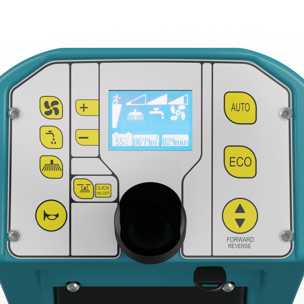 Immagine del prodotto n. 4: Tennant® Lucidatrice-aspirapolvere con uomo a bordo T581 B 70, batteria, spazzola da 345 mm