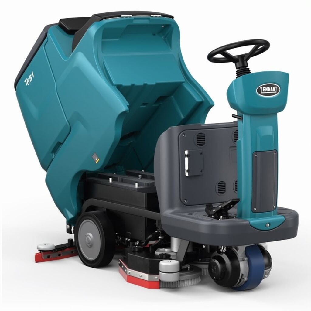 Tennant® Lucidatrice-aspirapolvere T681 B 70, batteria, spazzola da 340 mm Immagine del prodotto n. 3: Tennant® Lucidatrice-aspirapolvere T681 B 70, batteria, spazzola da 340 mm