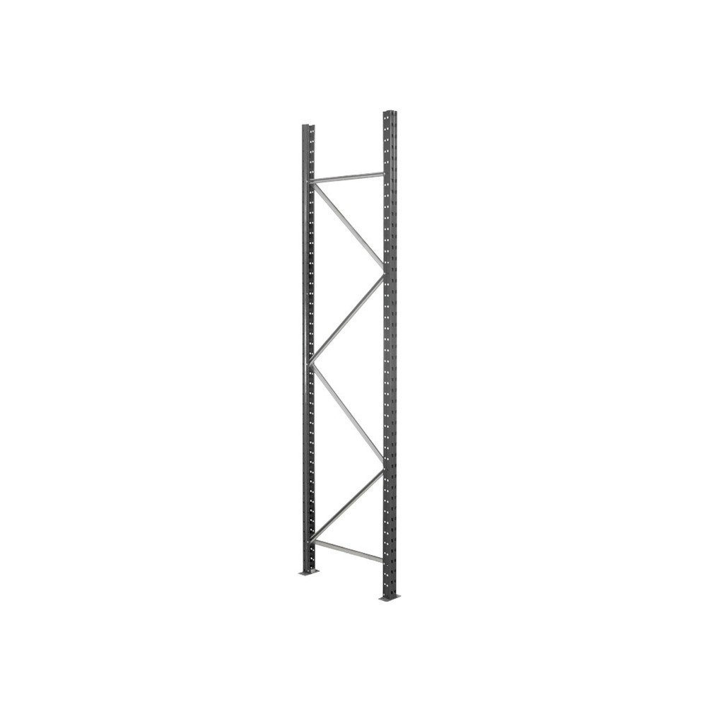 Immagine del prodotto n. 2: ManOrga Scaffalatura a campata larga, con pannelli di truciolato, campata base, grigio grafite/grigio chiaro, HxLxP 2.000 x 1.250 x 600 mm