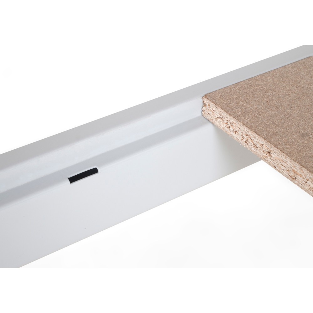 Immagine del prodotto n. 3: ManOrga Scaffalatura a campata larga, con pannelli di truciolato, campata base, grigio grafite/grigio chiaro, HxLxP 2.000 x 1.250 x 600 mm