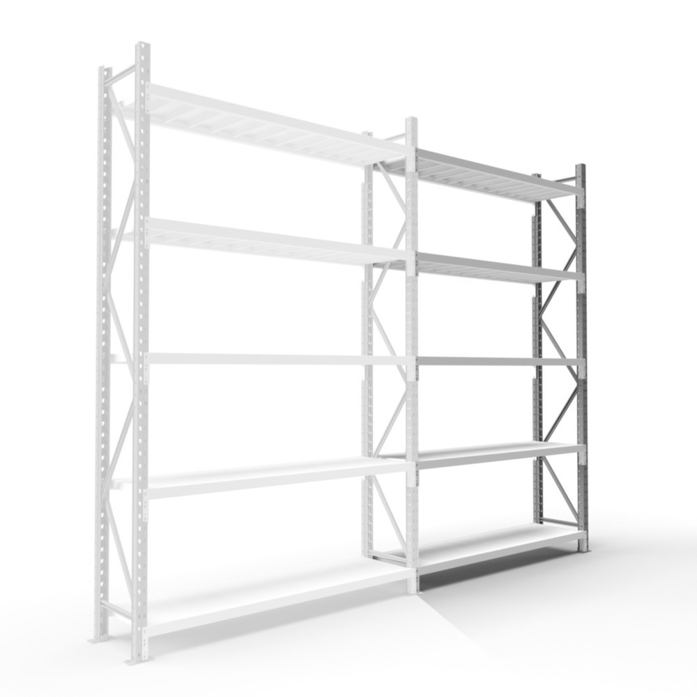 Immagine del prodotto n. 1: ManOrga Scaffalatura a campata larga, con pianetti in acciaio, campata aggiuntiva, HxLxP 3.000 x 1.800 x 800 mm