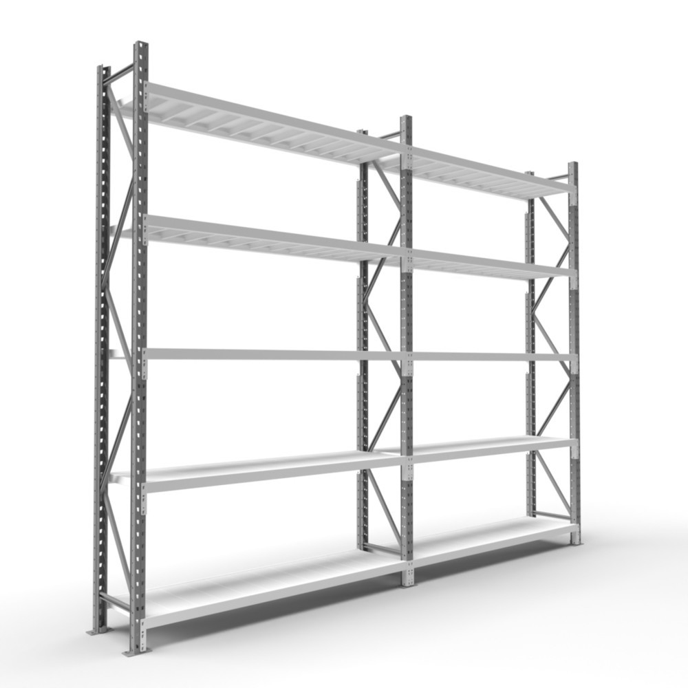Immagine del prodotto n. 4: ManOrga Scaffalatura a campata larga, con pianetti in acciaio, campata aggiuntiva, HxLxP 3.000 x 1.800 x 800 mm