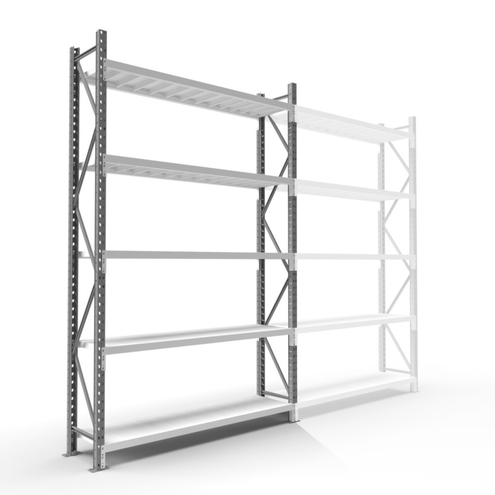 Immagine del prodotto n. 5: ManOrga Scaffalatura a campata larga, con pianetti in acciaio, campata base, HxLxP 3.000 x 1.800 x 600 mm