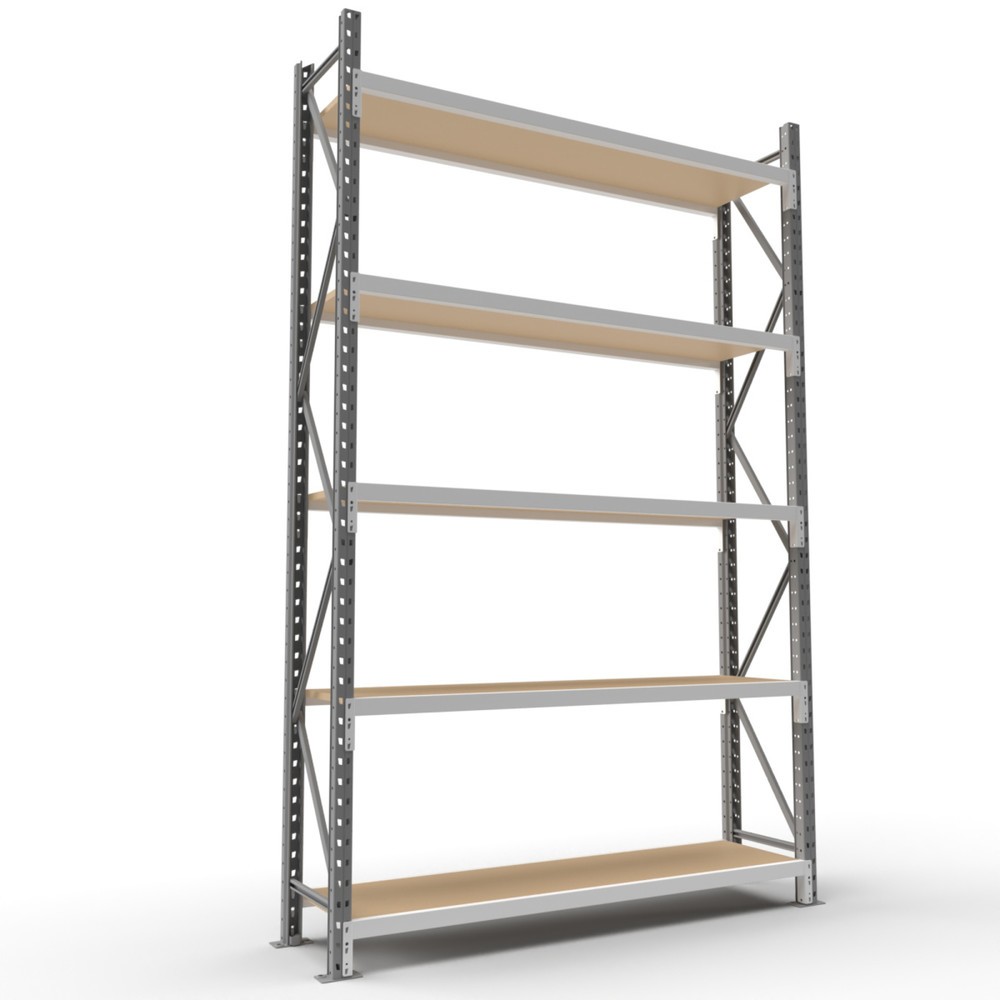 Immagine del prodotto: ManOrga Scaffalatura a campata larga, con pannelli di truciolato, campata base, HxLxP 3.000 x 1.800 x 600 mm
