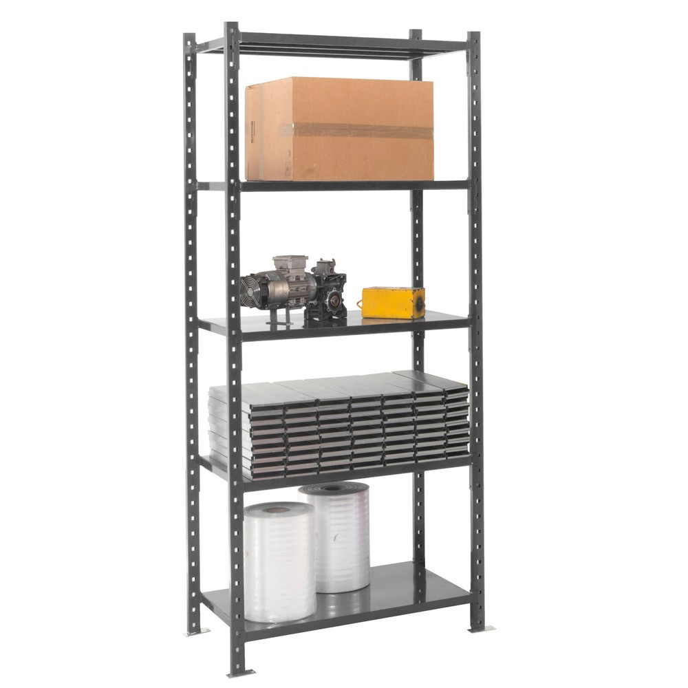 Immagine del prodotto n. 6: ManOrga Scaffalatura a ripiani, campata aggiuntiva, con pianetti in acciaio, portata per piano 460 kg, HxLxP 2.000 x 1.260 x 500 mm