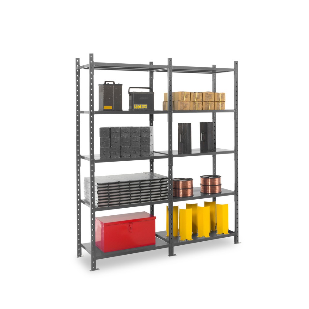 Immagine del prodotto n. 7: ManOrga Scaffalatura a ripiani, campata aggiuntiva, con pianetti in acciaio, portata per piano 460 kg, HxLxP 2.000 x 1.260 x 500 mm
