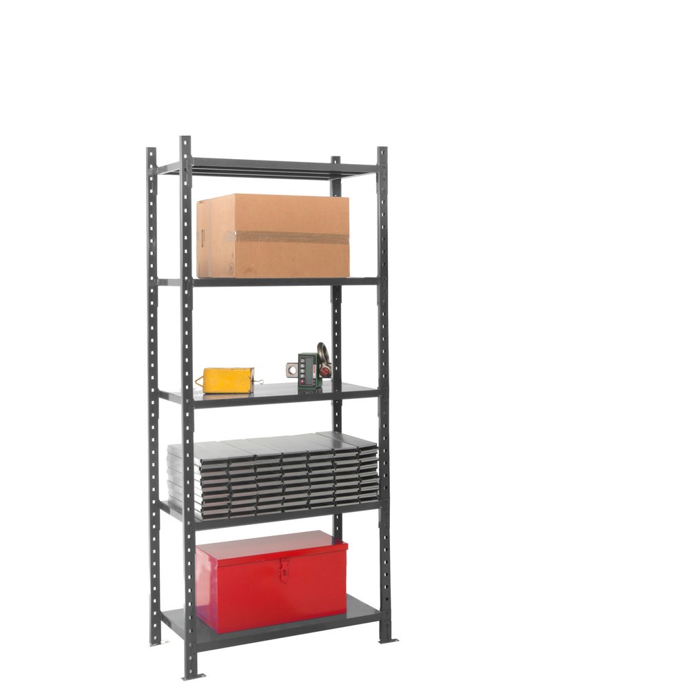 Immagine del prodotto n. 7: ManOrga Scaffalatura a ripiani, campata aggiuntiva, con pianetti in acciaio, portata per piano 500 kg, HxLxP 2.500 x 1.010 x 500 mm