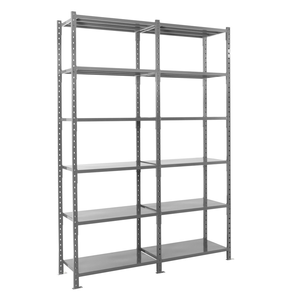 Immagine del prodotto n. 7: ManOrga Scaffalatura a ripiani, campata aggiuntiva, con pianetti in acciaio, portata per piano 460 kg, HxLxP 3.000 x 1.260 x 600 mm