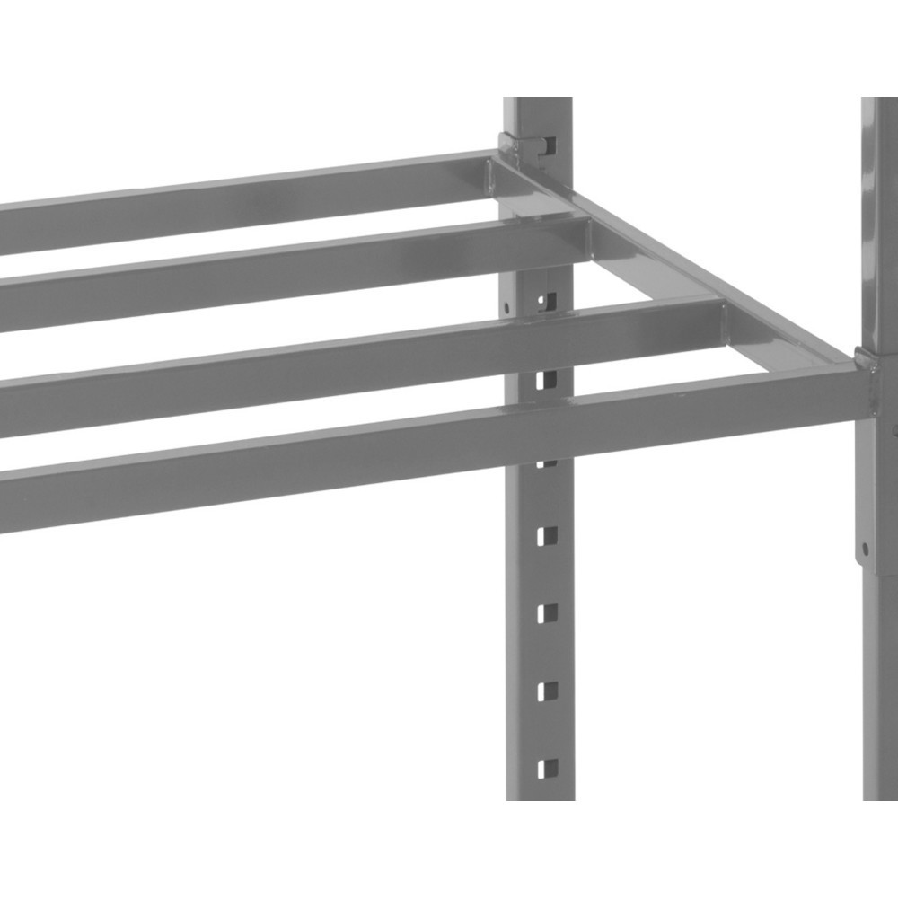 Immagine del prodotto n. 3: ManOrga Scaffalatura a ripiani, campata aggiuntiva, con ripiani in tubolare d’acciaio, portata per piano 500 kg, zincata, HxLxP 3.000 x 1.010 x 600 mm