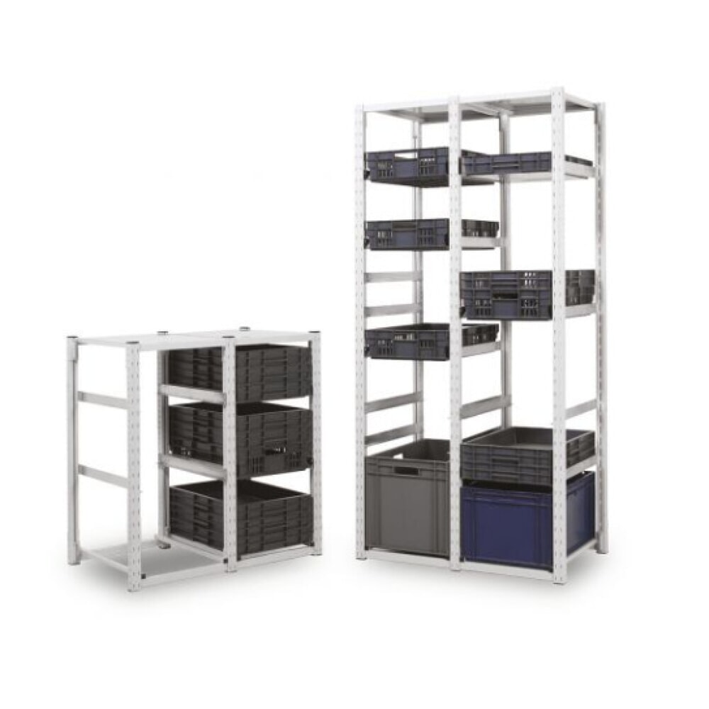 Immagine del prodotto n. 1: ManOrga Scaffalatura per contenitori eurobox, campata base, HxLxP 2.000 x 407 x 600 mm