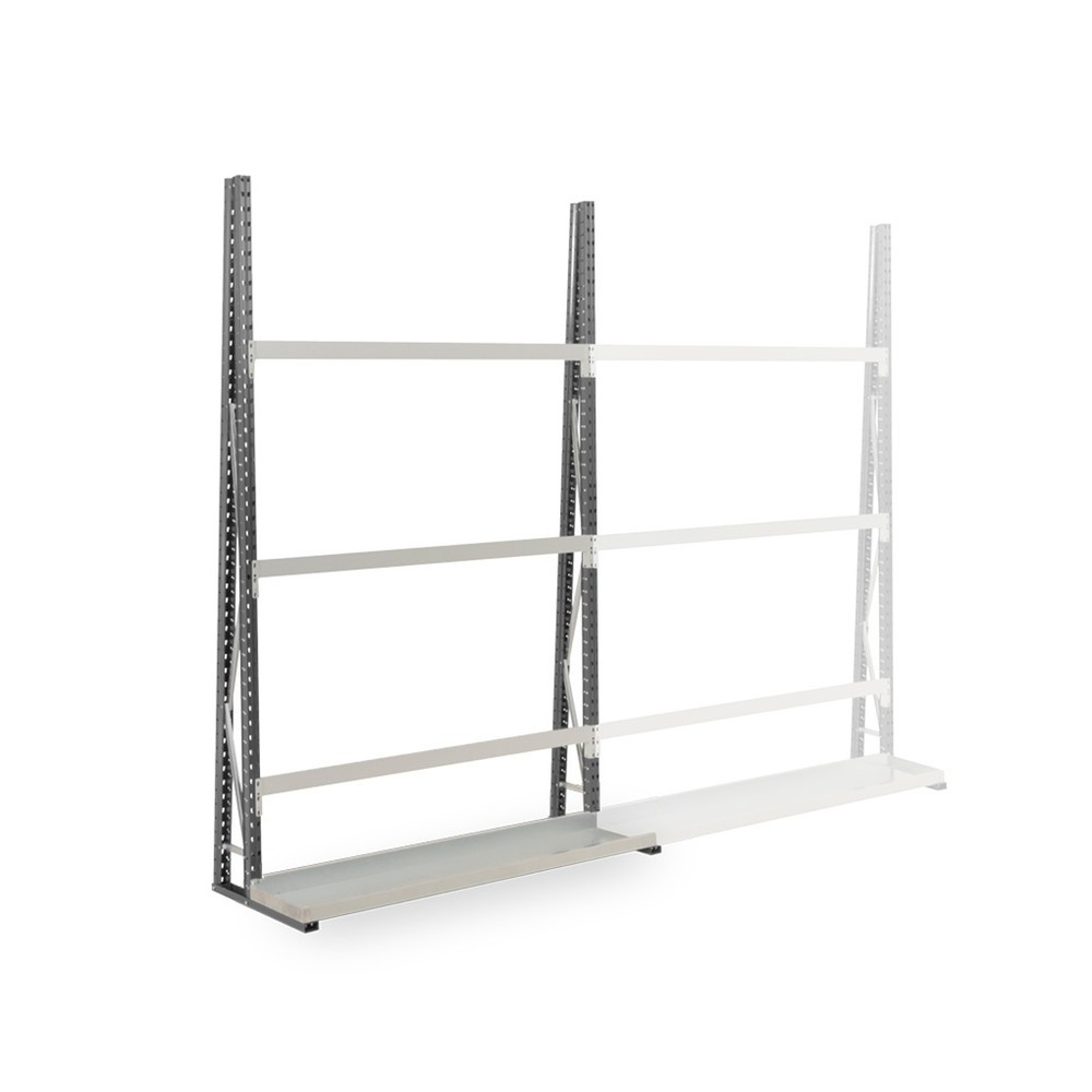 Immagine del prodotto: ManOrga Scaffalatura verticale, monofronte, campata aggiuntiva, HxLxP 2.500 x 1.500 x 340 mm