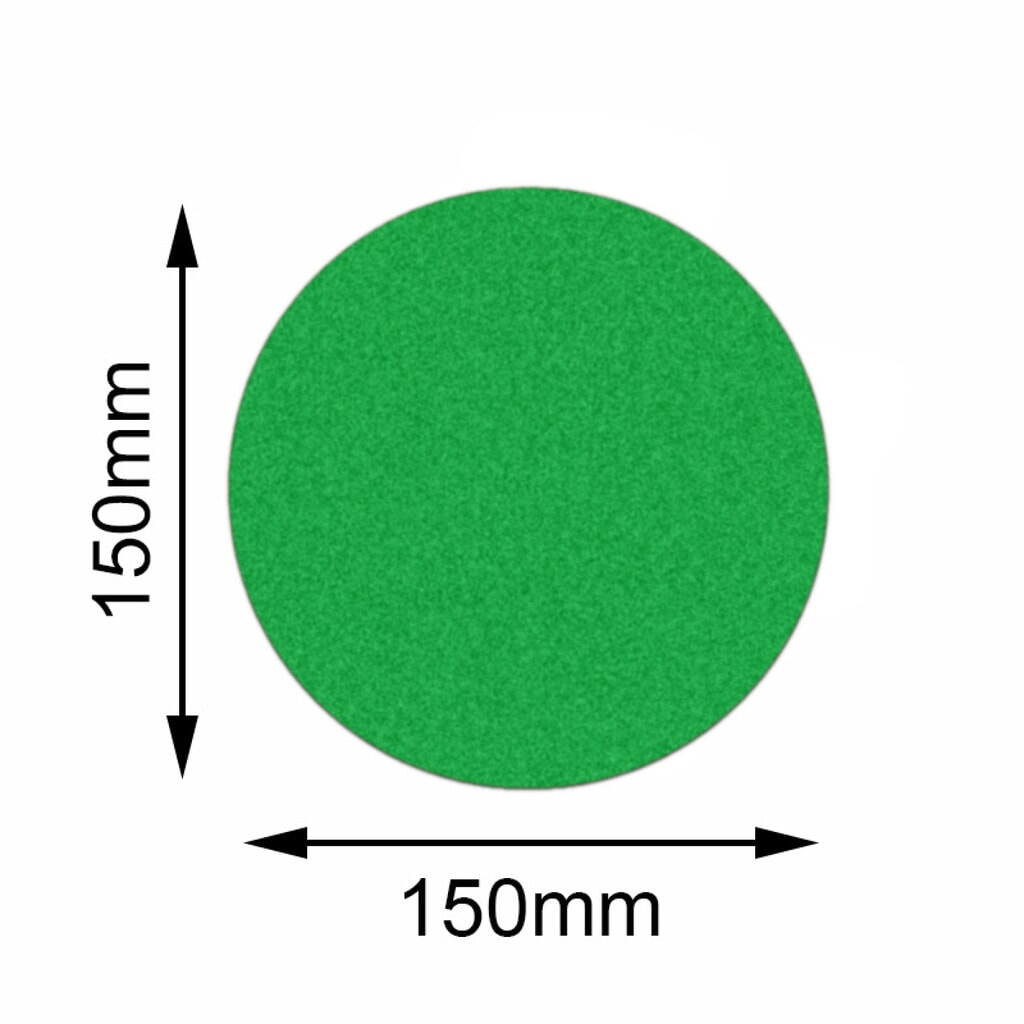 Marcatore da pavimento Mehlhose Safety cerchio, verde, 150 mm, 10 pz./SU Immagine del prodotto: Marcatore da pavimento Mehlhose Safety cerchio, verde, 150 mm, 10 pz./SU