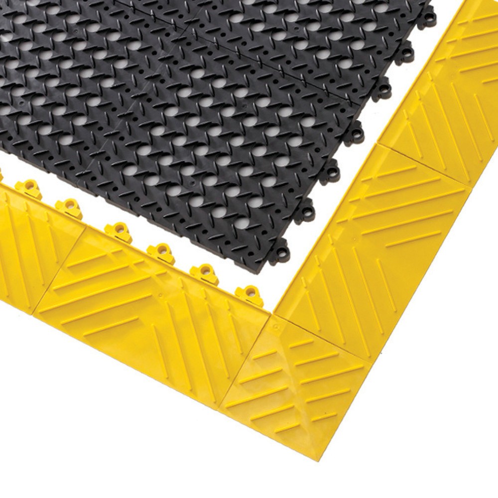 Immagine del prodotto n. 4: Mattonella per sistema a incastro piani calpestabili, PVC, forata, LxP 305 x 305 mm, nero