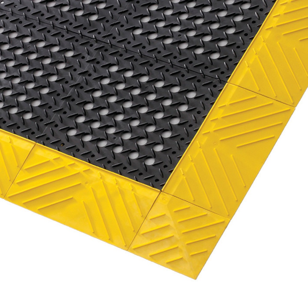 Immagine del prodotto n. 5: Mattonella per sistema a incastro piani calpestabili, PVC, forata, LxP 305 x 305 mm, nero