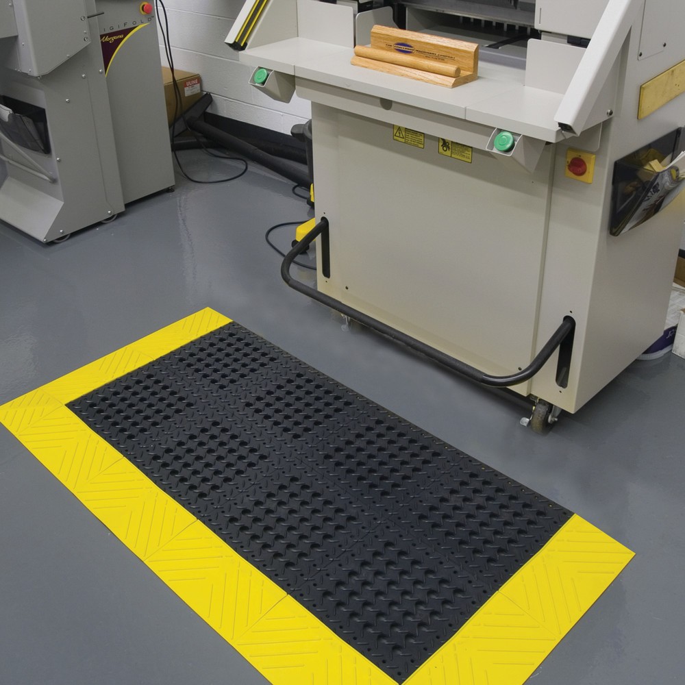 Immagine del prodotto n. 6: Mattonella per sistema a incastro piani calpestabili, PVC, forata, LxP 305 x 305 mm, nero