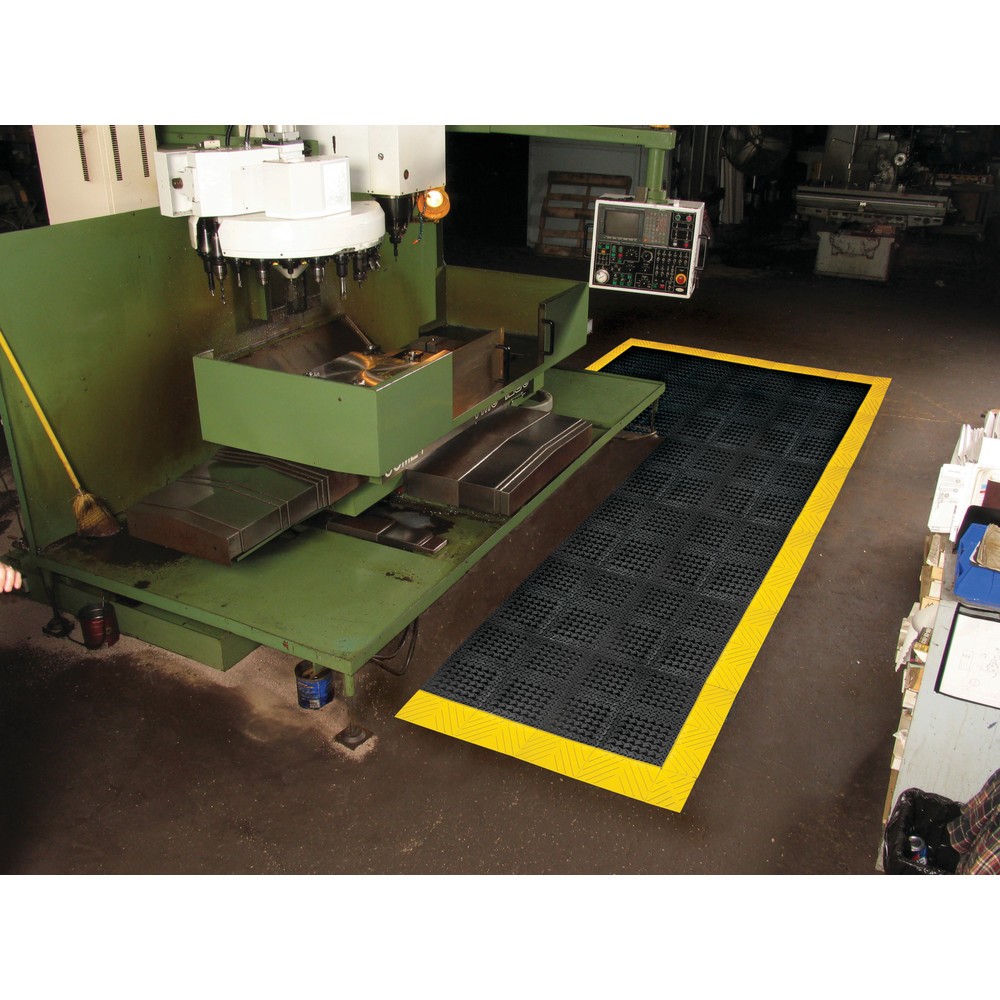 Immagine del prodotto n. 7: Mattonella per sistema a incastro piani calpestabili, PVC, forata, LxP 305 x 305 mm, nero