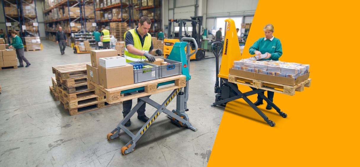 Transpallet a pantografo