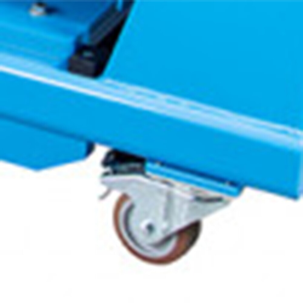 Supplemento per carrello con ruote girevoli, incluso il freno di stazionamento, per nastro trasportatore telescopico BLUME tipo WFT a 3 stadi fino a max. 12m Immagine del prodotto n. 2: Supplemento per carrello con ruote girevoli, incluso il freno di stazionamento, per nastro trasportatore telescopico BLUME tipo WFT a 3 stadi fino a max. 12m