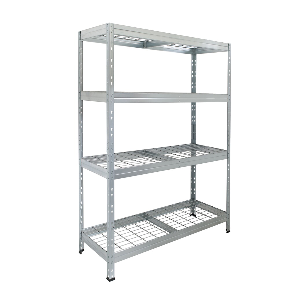 Immagine del prodotto: Cremagliera per esterni con ripiani a griglia, AxLxP 1800 x 1200 x 450 mm