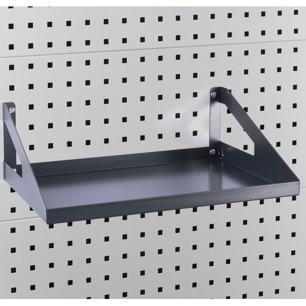 Immagine del prodotto n. 5: Armadio da officina Fami PERFOM, 4 ripiani forati, 3 cassetti, piastre forate per anta, contenitori a bocca di lupo, AxLxP 2.000 x 1.023 x 726 mm, azzurro