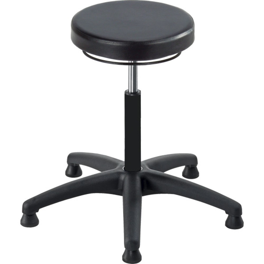 Immagine del prodotto: Sgabello Universal Plus, sedile in PU, altezza seduta 400-530 mm, base in materiale plastico, piedini