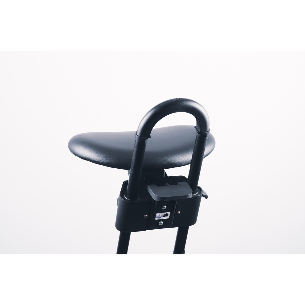 Immagine del prodotto n. 6: Sgabello con ruote, sedile in similpelle inclinabile, altezza seduta 615-860 mm