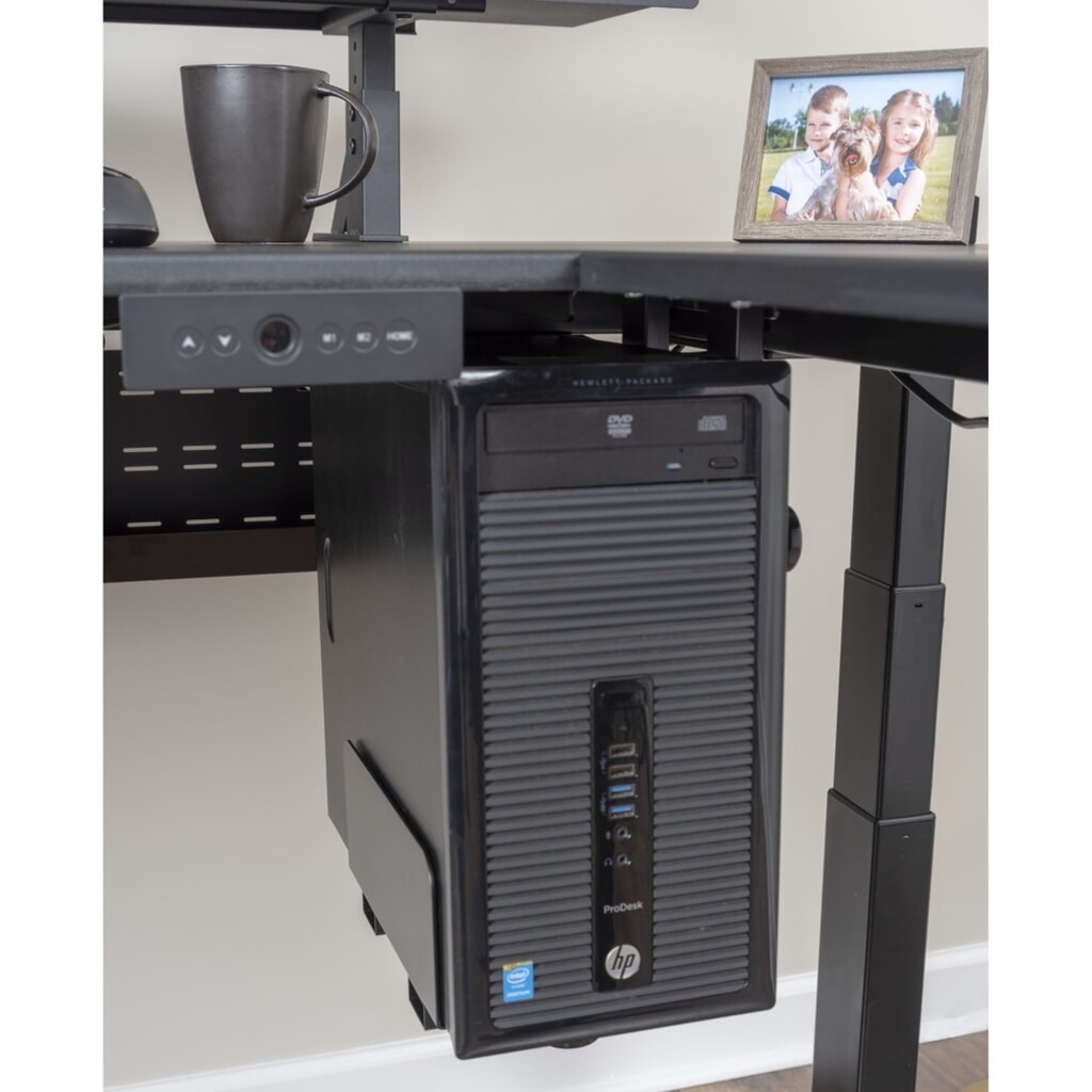 Supporto per PC, regolabile in altezza costruttiva e larghezza Immagine del prodotto n. 2: Supporto per PC, regolabile in altezza costruttiva e larghezza