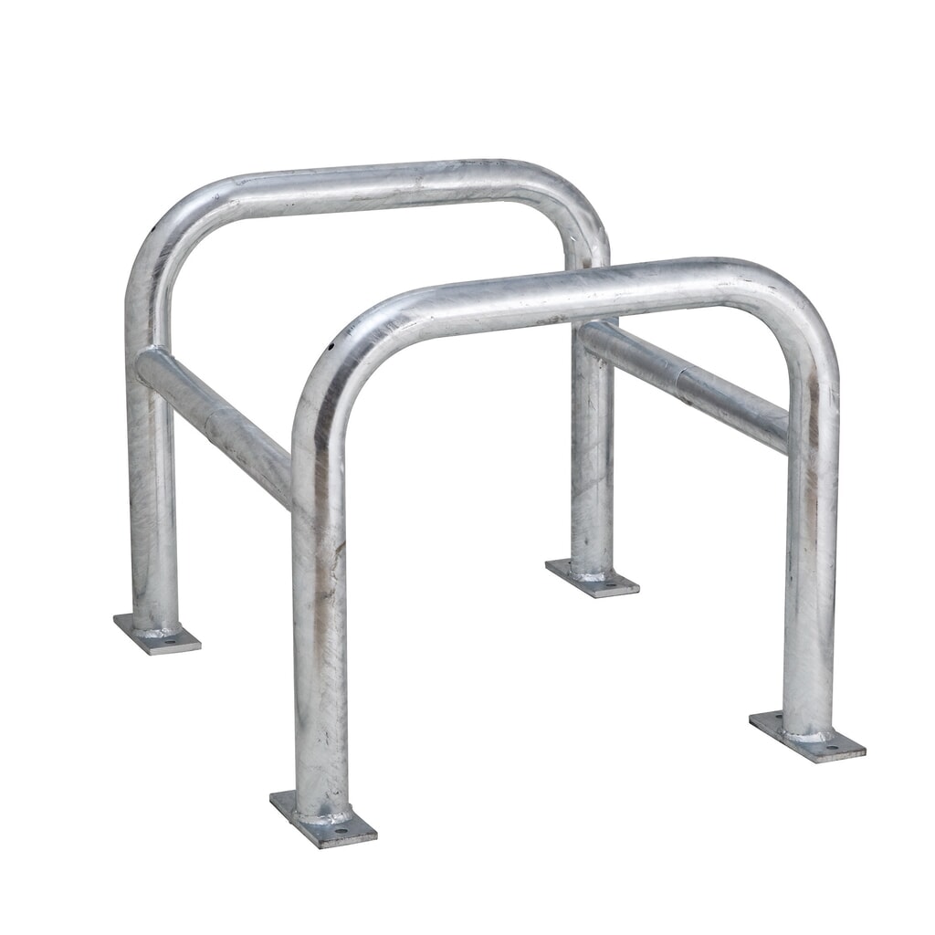 Immagine del prodotto: Protezione antiurto per colonne MORAVIA, per esterni, zincata a caldo, altezza 600 mm, per dimensioni colonna (LxP) 600 x 600 mm
