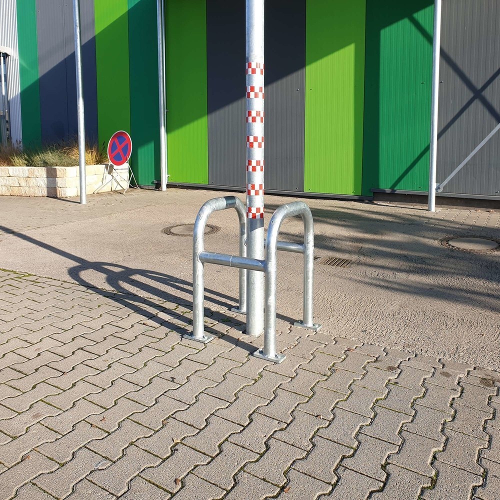 Immagine del prodotto n. 9: Protezione antiurto per colonne MORAVIA, per esterni, zincata a caldo, altezza 600 mm, per dimensioni colonna (LxP) 600 x 600 mm
