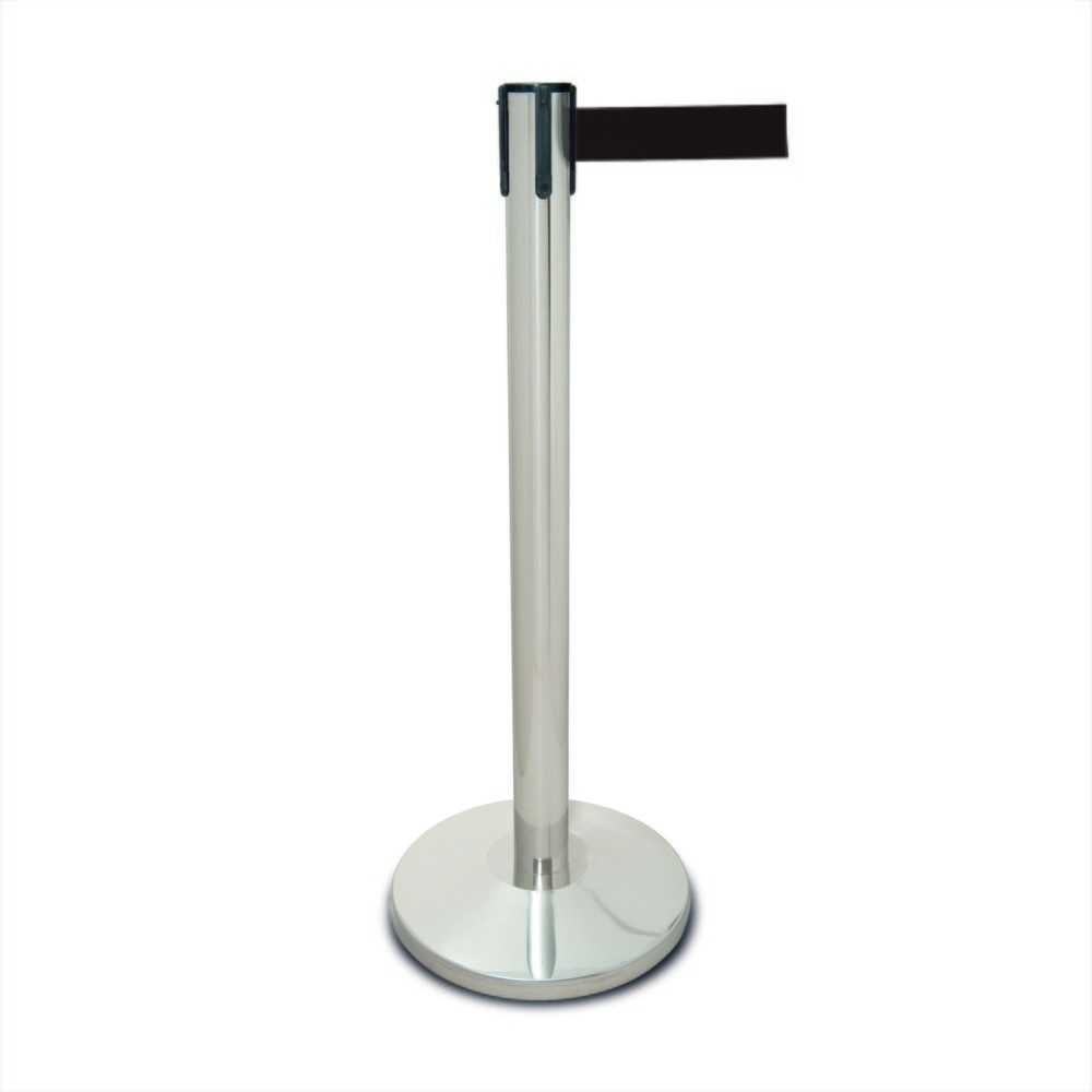 Immagine del prodotto n. 1: MORION Colonnina tendinastro in acciaio inox, lunghezza cinghia 2,5 m, nero