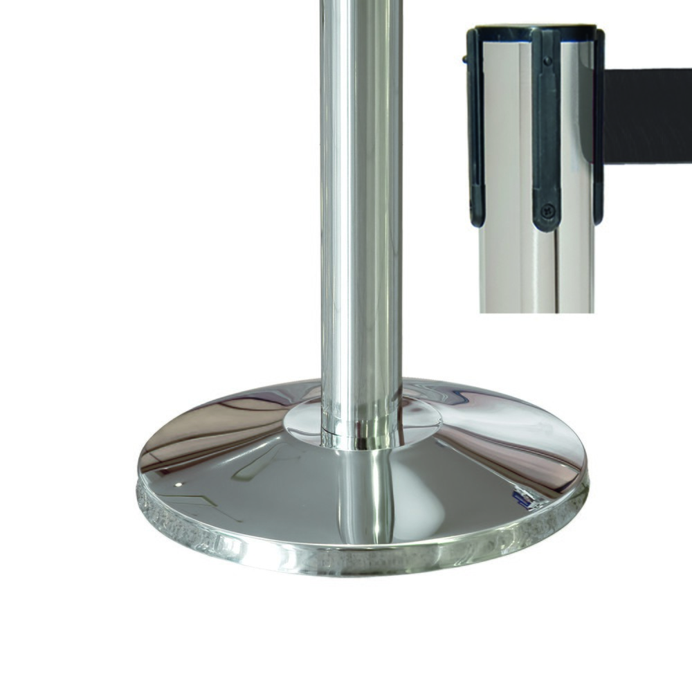 Immagine del prodotto n. 2: MORION Colonnina tendinastro in acciaio inox, lunghezza cinghia 2,5 m, nero