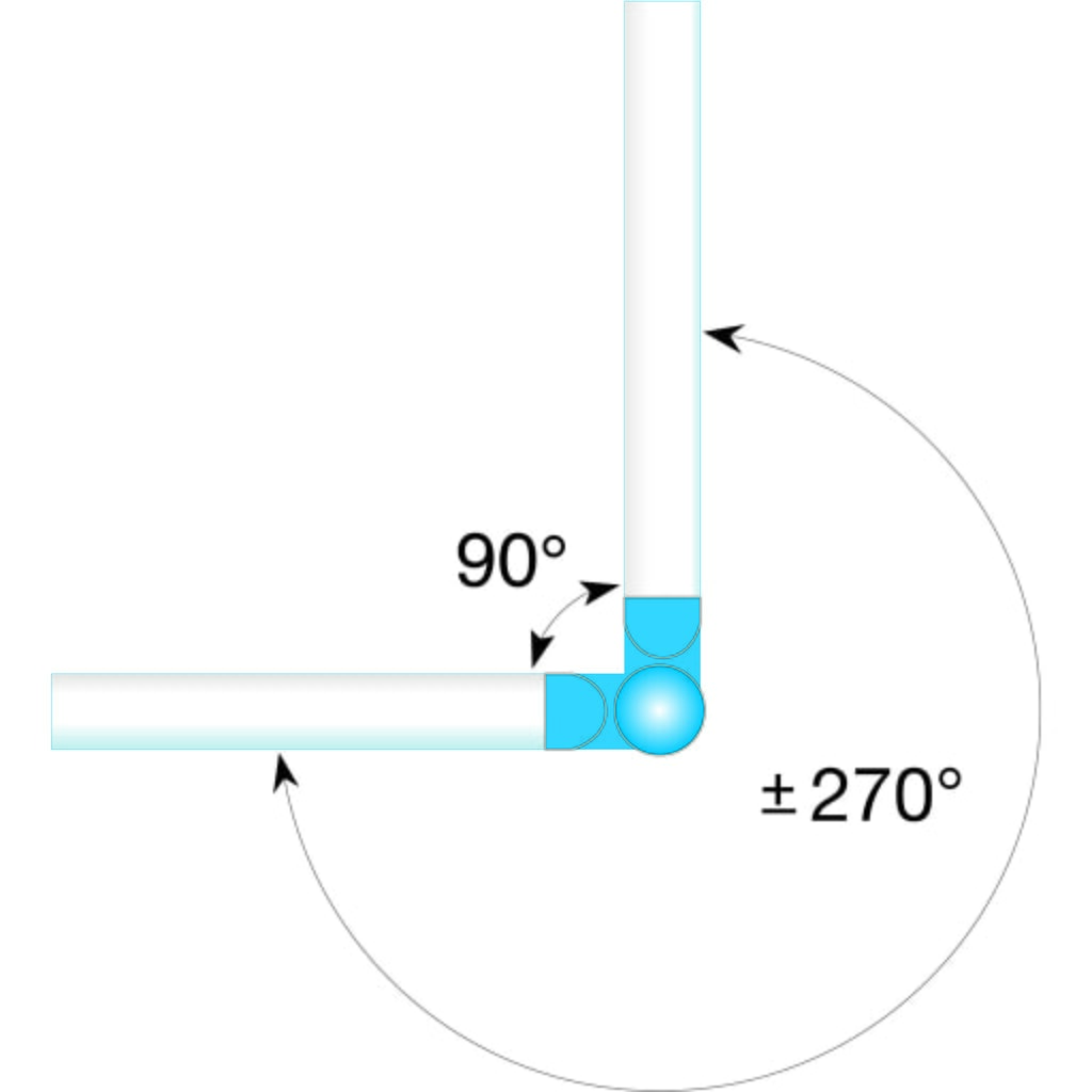 Parapetto sistema MORION, tubo trasversale, Ø 60 mm, lunghezza 1.500 mm, dimensione griglia 1.670 mm, zincato a caldo Immagine del prodotto n. 3: Parapetto sistema MORION, tubo trasversale, Ø 60 mm, lunghezza 1.500 mm, dimensione griglia 1.670 mm, zincato a caldo