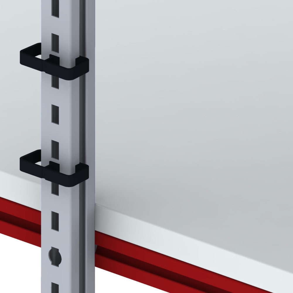 Immagine del prodotto: Morsetto cavi per postazione di imballaggio completa BASIC, 10 pz/UV, nero