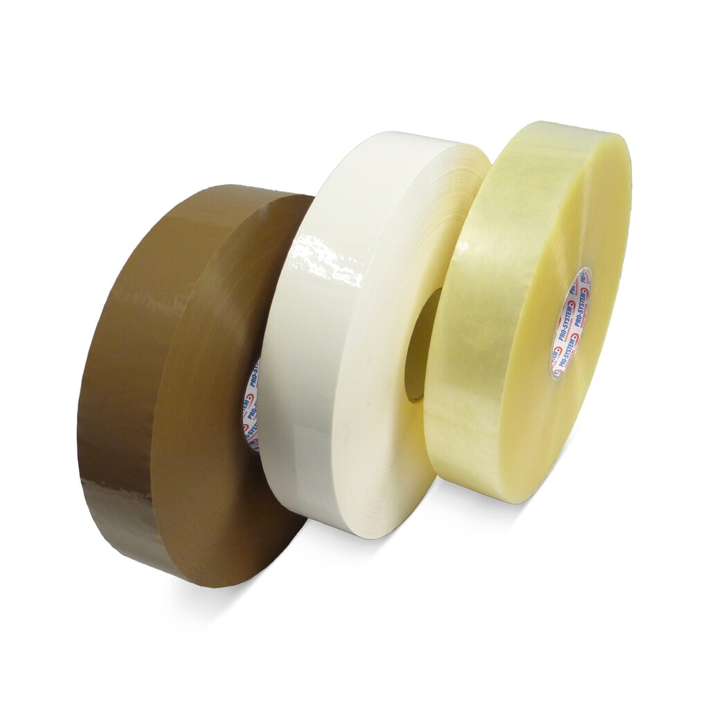 Immagine del prodotto: Nastro adesivo in polipropilene per sigillatrice per scatole Basic, trasparente, 6 pz/SU