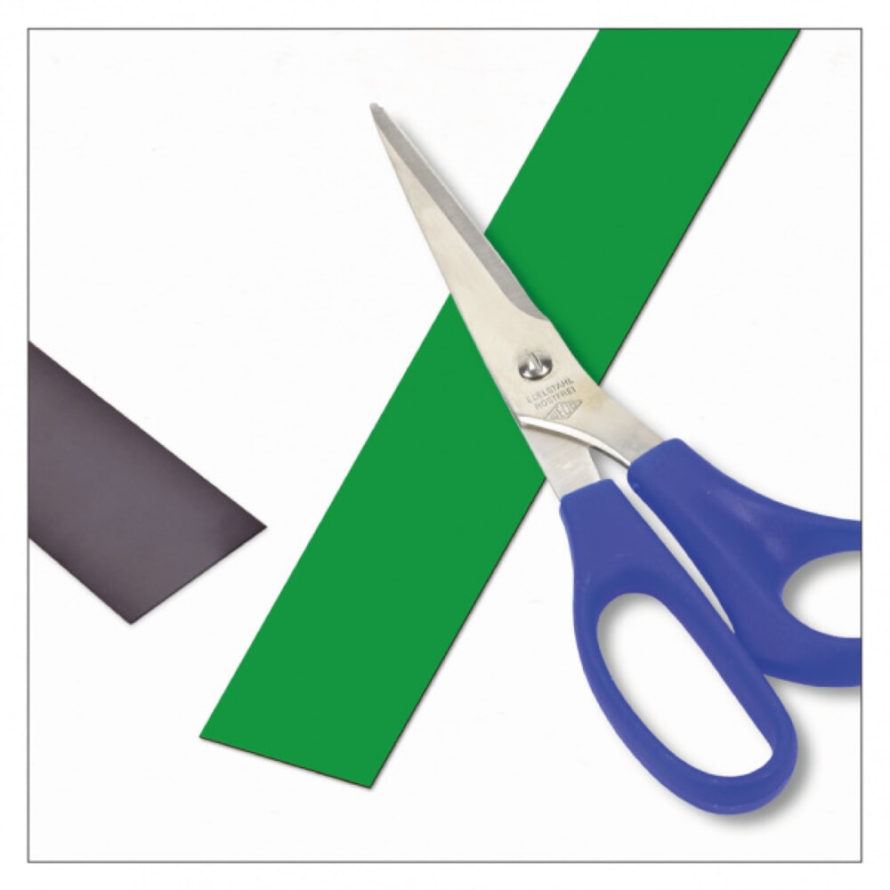 Immagine del prodotto n. 1: Nastro per marcatura magnetico, rotolo, altezza 30 mm, verde