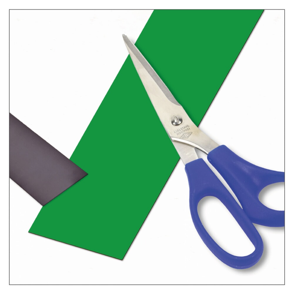 Immagine del prodotto n. 1: Nastro per marcatura magnetico, rotolo, altezza 50 mm, verde