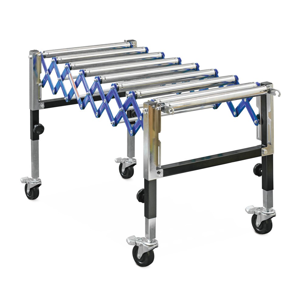Immagine del prodotto n. 1: Nastro trasportatore a pantografo su rulli Ameise®, lunghezza nastro 420-1.295 mm, larghezza nastro 500 mm, portata 180 kg
