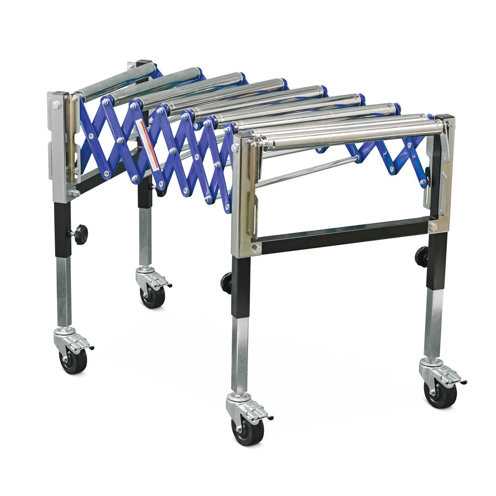 Immagine del prodotto n. 3: Nastro trasportatore a pantografo su rulli Ameise®, lunghezza nastro 420-1.295 mm, larghezza nastro 500 mm, portata 180 kg