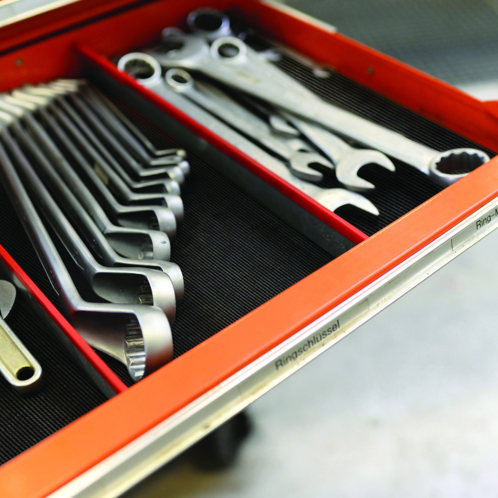 Immagine del prodotto n. 2: NoTrax Rivestimento in gomma Rib 'n' Roll™ ESD, scanalatura fine, LxP 1.200 x 1.500 mm, nero