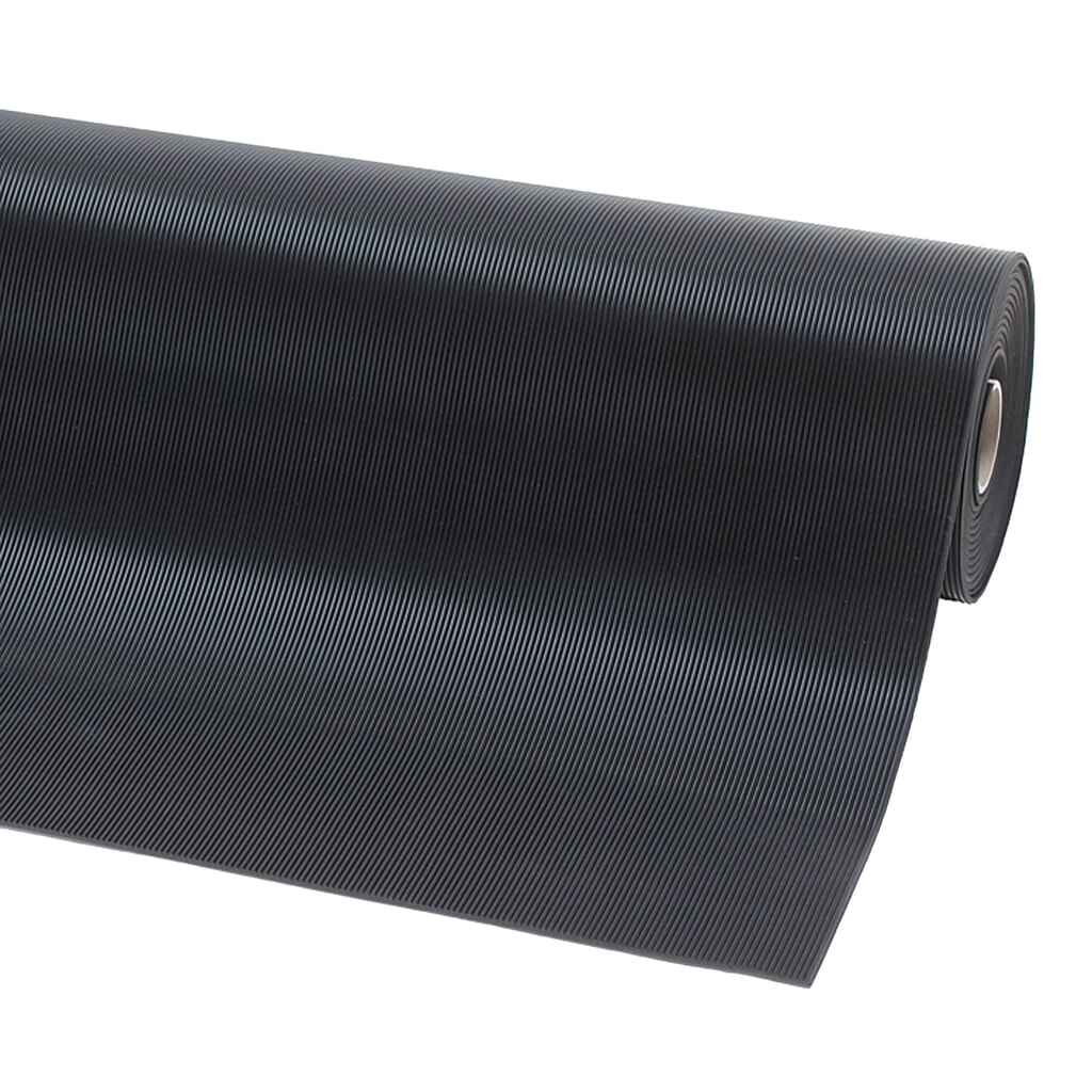 Immagine del prodotto n. 3: Rivestimento in gomma NoTrax Rib ‘n’ Roll P3™, finemente scanalato, LxL metro lineare x 1.000 mm, nero