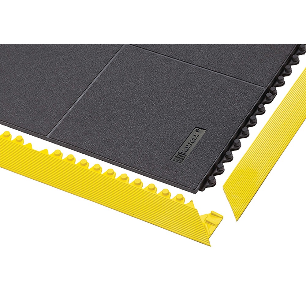 Immagine del prodotto n. 2: NoTrax Tappetino defaticante Cushion Ease Solid™ ESD, nitrile FR, LxP 910 x 910 mm, nero