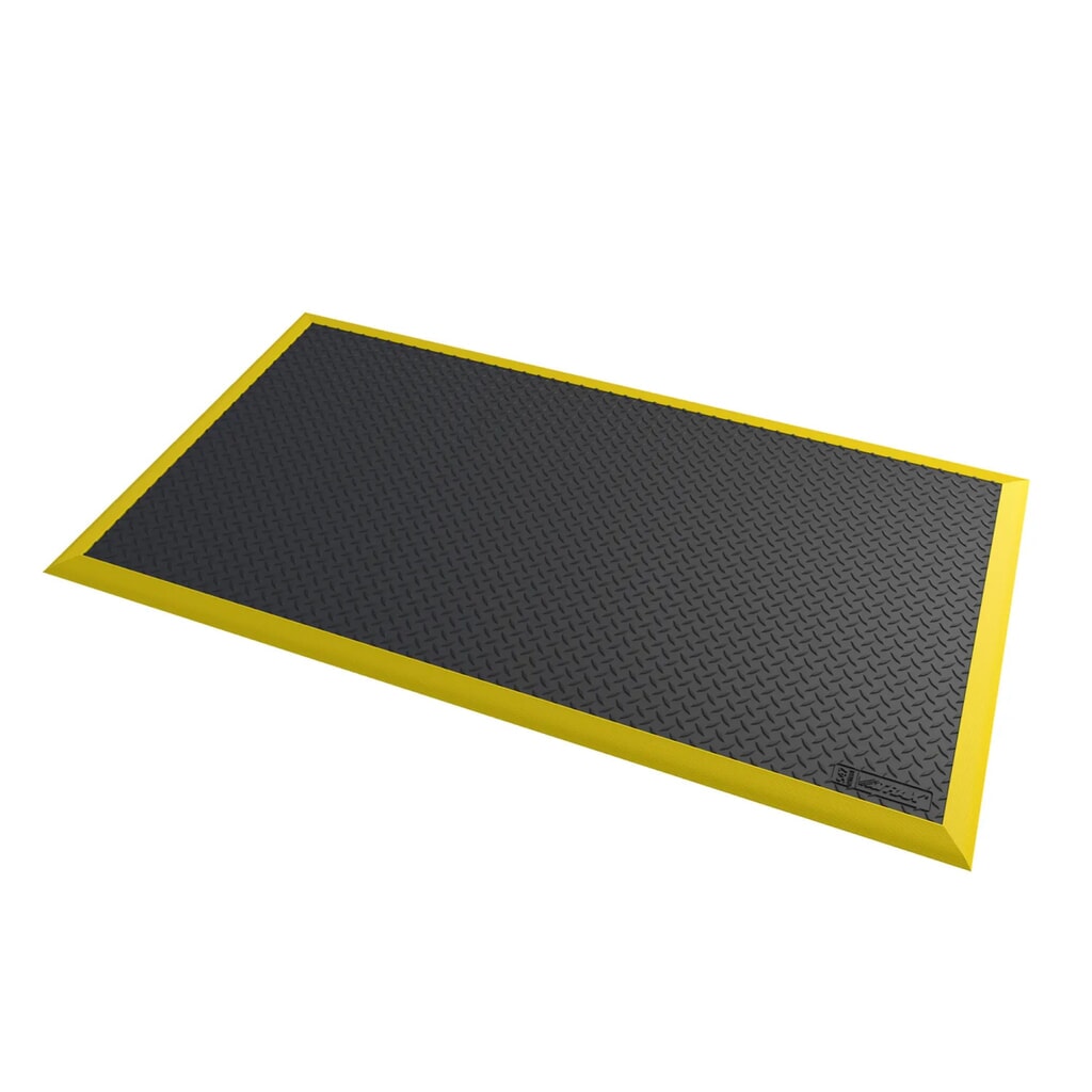 Tappetino defaticante NoTrax Diamond Flex™, LaxLu 970 x 1.630 mm, nero/giallo Immagine del prodotto: Tappetino defaticante NoTrax Diamond Flex™, LaxLu 970 x 1.630 mm, nero/giallo