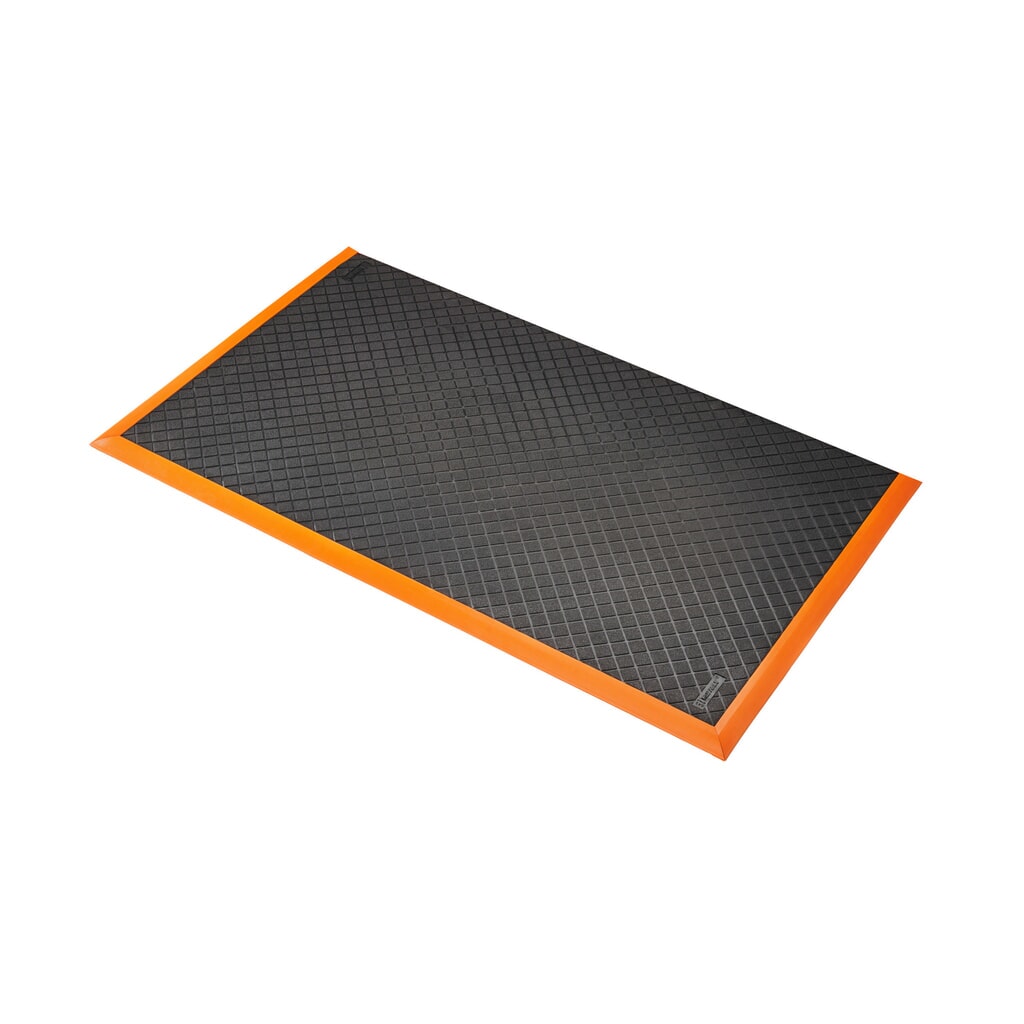 Tappetino defaticante NoTrax Safety Stance Solid™, LxL 660 x 1.020 mm, nero/arancione Immagine del prodotto: Tappetino defaticante NoTrax Safety Stance Solid™, LxL 660 x 1.020 mm, nero/arancione