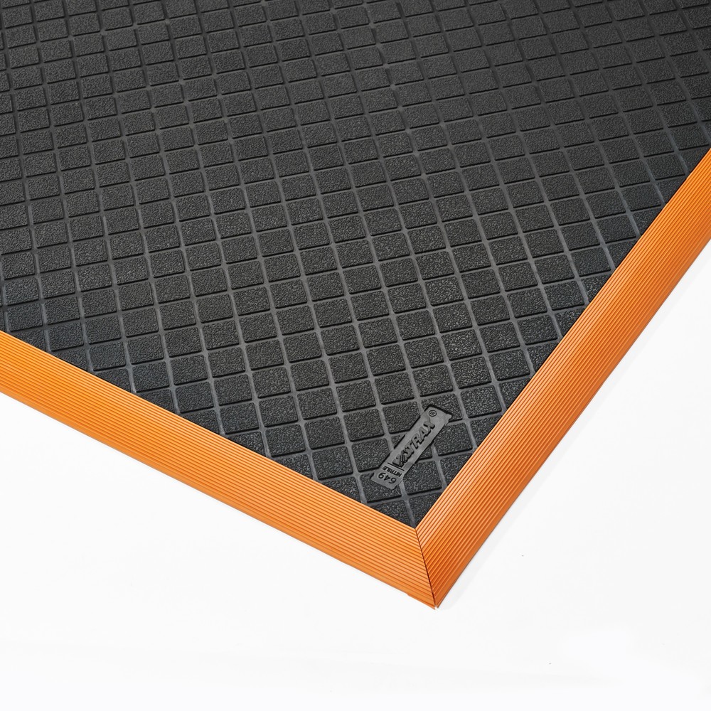 Immagine del prodotto n. 2: NoTrax Tappetino defaticante Safety Stance Solid™, LxP 660 x 1.020 mm, nero/arancio