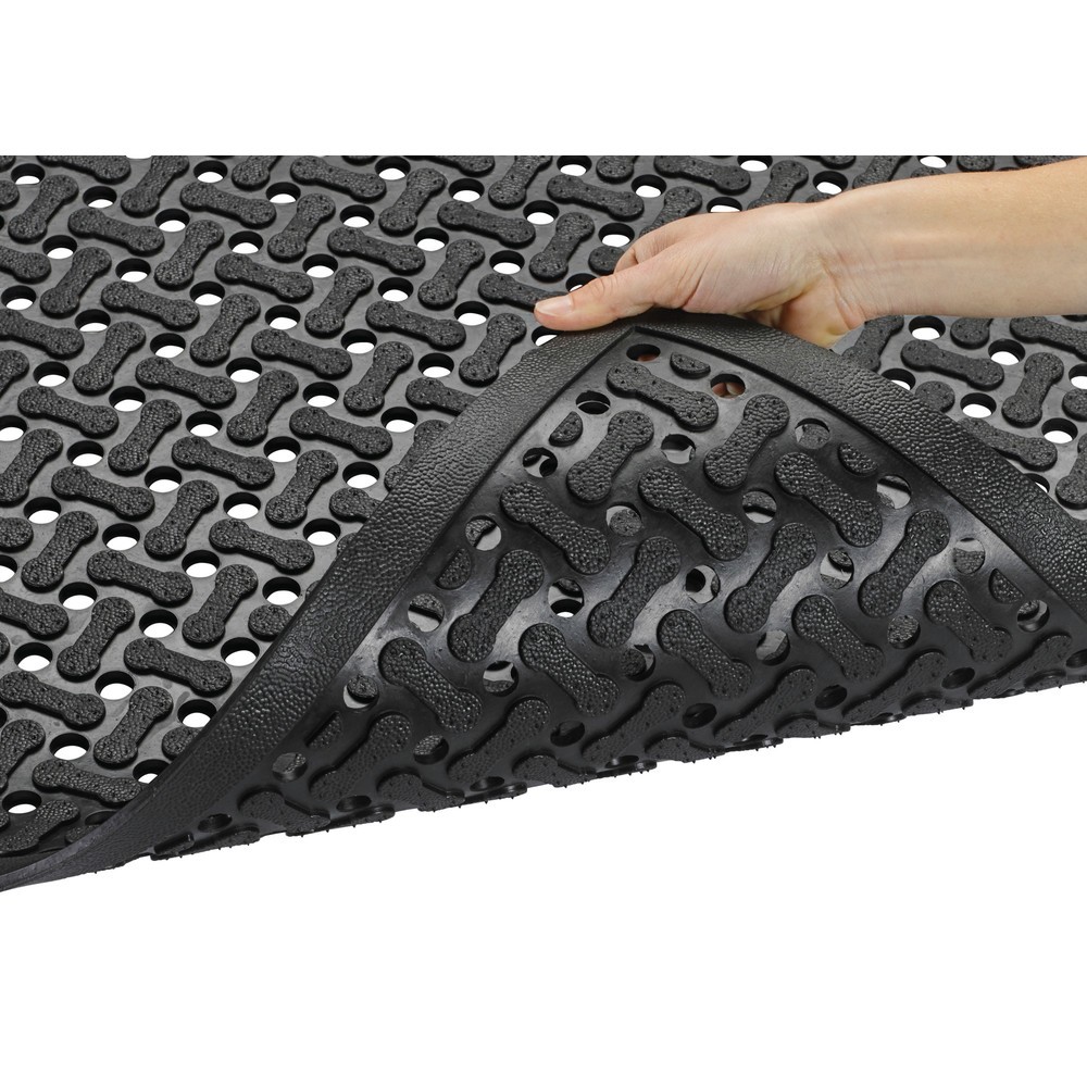 Immagine del prodotto n. 2: NoTrax Tappetino defaticante Superflow®, LxP 600 x 900 mm, nero